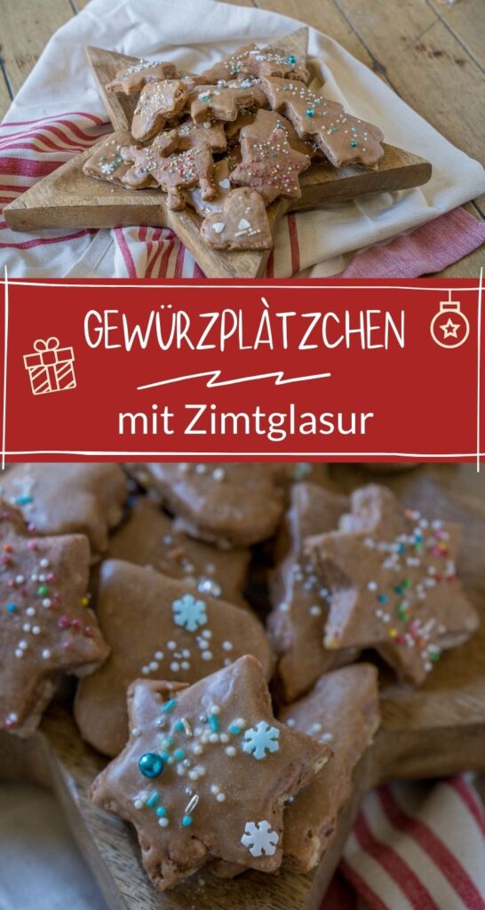 Die Lebkuchen schmecken der ganzen Familie. Tolle Plätzchen zum Ausstechen mit Zimtglasur und bunten Streuseln. Softe Weihnachtskekse, schmecken köstlich. #weihnachten #rezepte #backen #ausstechplätzchen #lebkuchen #plätzchen