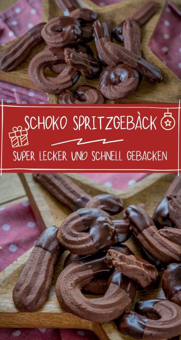 Leckeres Schokoladen Spritzgebäck - Einfach Malene