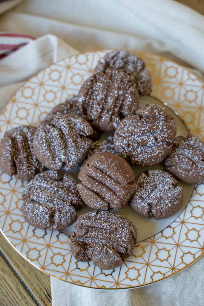 Zarte Schoko Weihnachtsplätzchen zum Verlieben