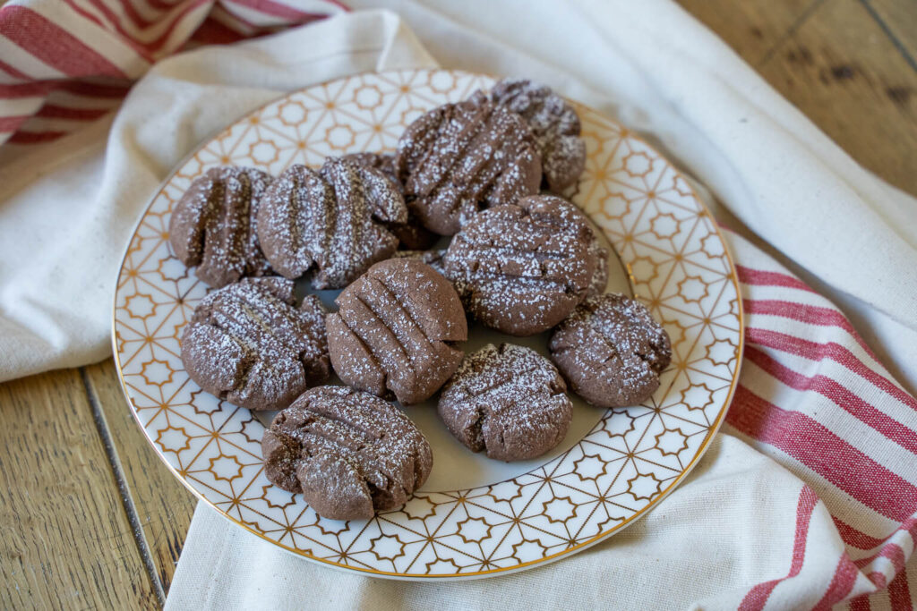 Zarte Schoko Pudding Plätzchen