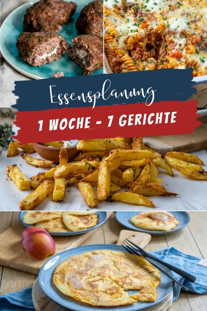 Dieser Wochenplan beinhaltet besonders einfache & unkomplizierte Gerichte für die Familie, ideal für Zwischendurch und zum flexibel essen.