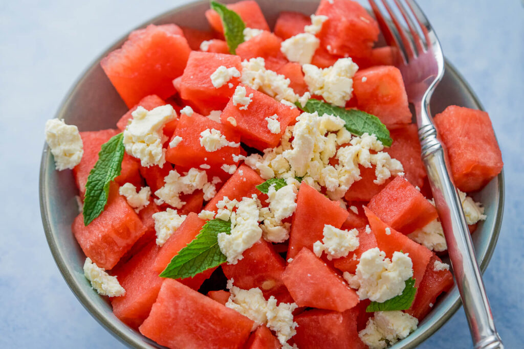 Wassermelonensalat