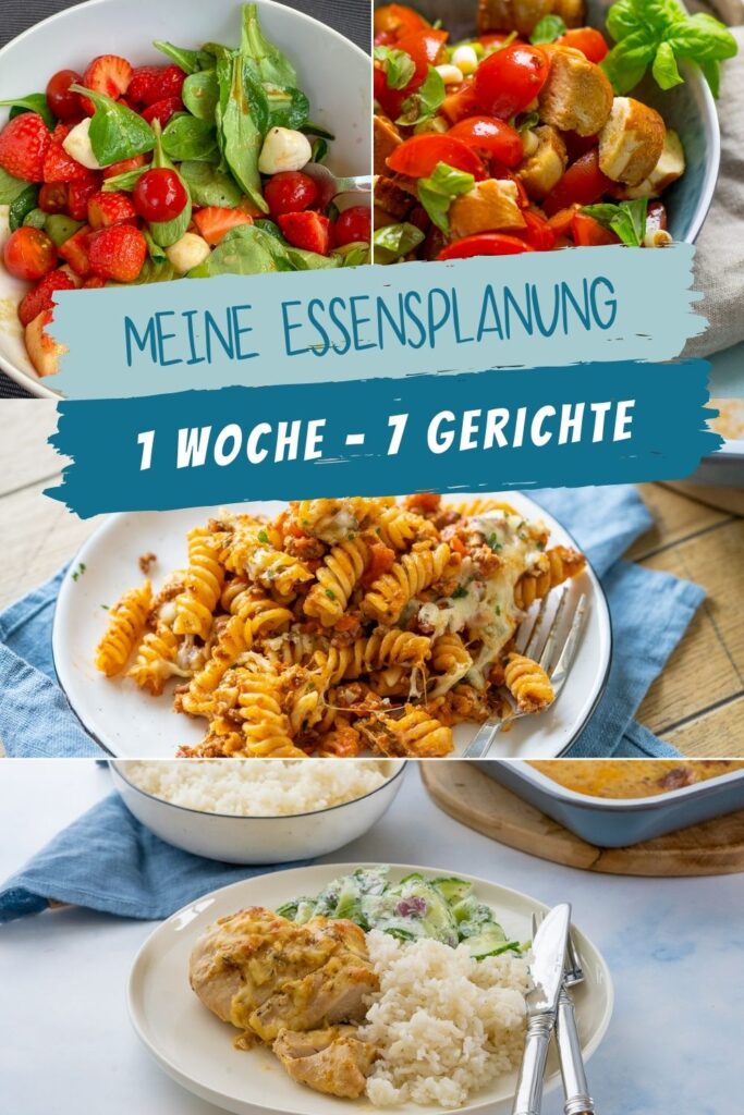 Auch in der KW 28 gibt es eine leckere Essensplanung. Leckere Gerichte mit Kartoffeln, Nudeln und geniale Salate warten auf dich.