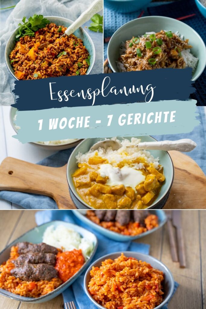 Leckere Gerichte für eine Reis Woche - lecker und super einfach