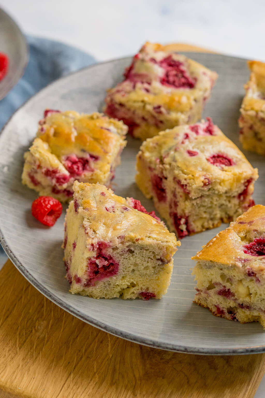 Köstlicher Himbeerkuchen