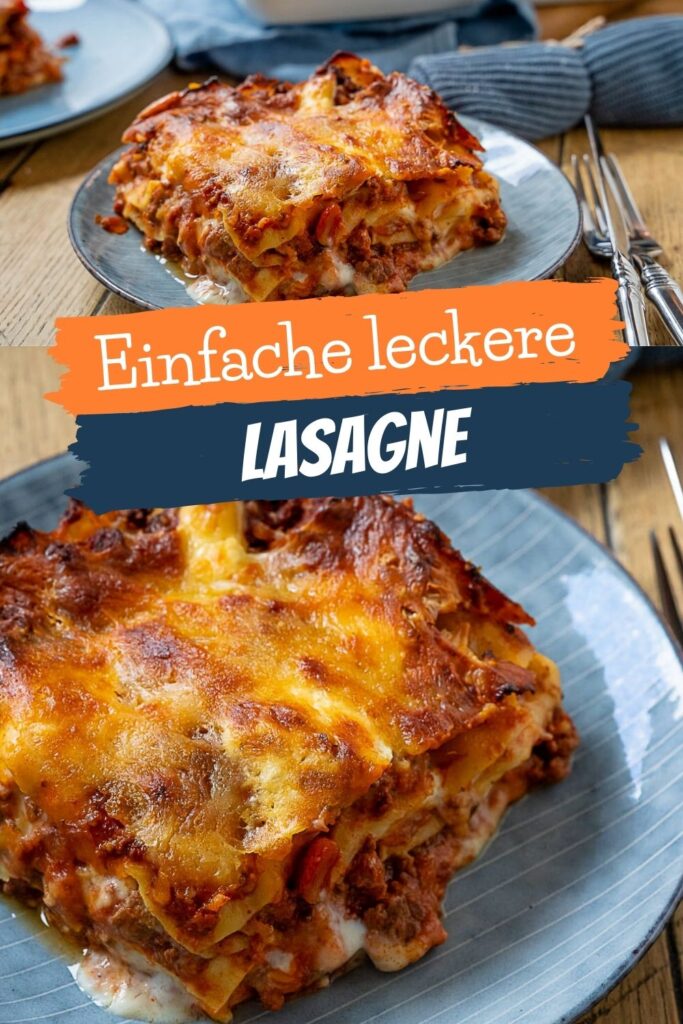 Total easy: Leckere Lasagne lässt sich toll vorbereiten und ist deshalb ganz einfach zu kochen. Schau dir jetzt mein einfaches Rezept an!