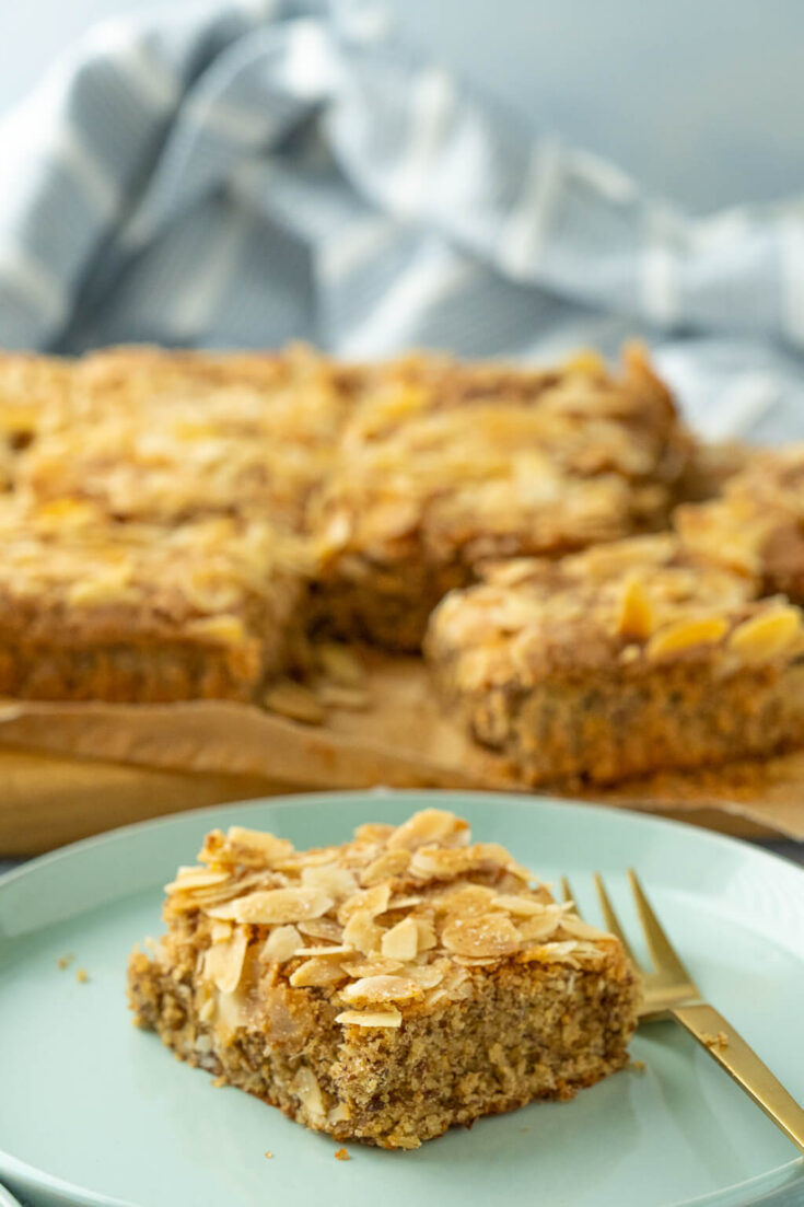 Zimt Mandelkuchen vom Blech - Kuchen backen ohne Mehl