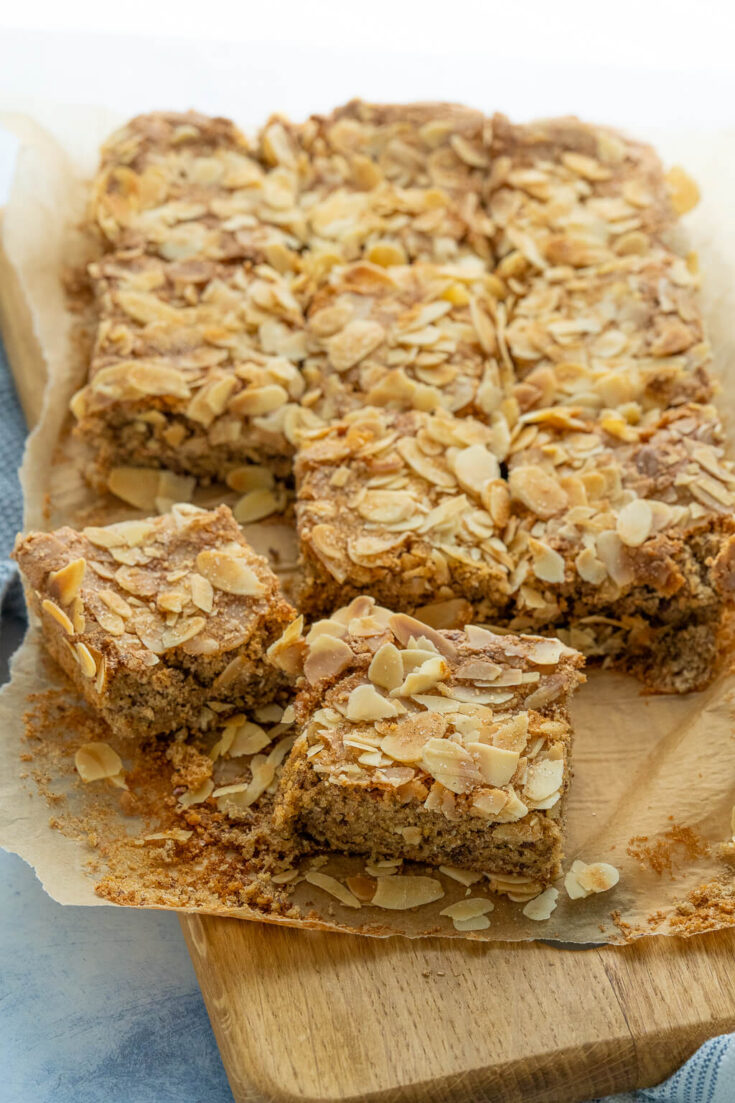 Zimt Mandelkuchen vom Blech - Kuchen backen ohne Mehl