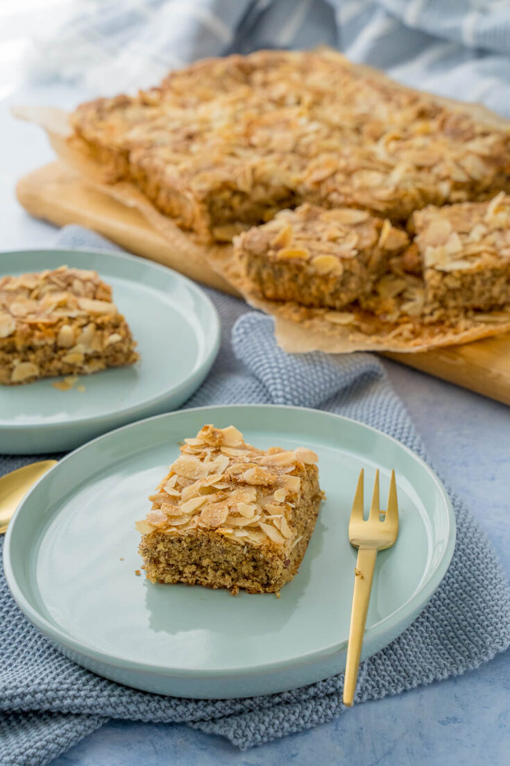 Zimt Mandelkuchen vom Blech - Kuchen backen ohne Mehl