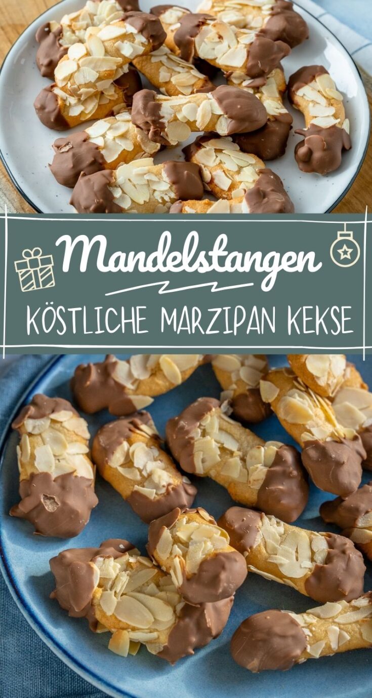 Mega leckere Mandelstangen - besser als vom Bäcker - Einfach Malene