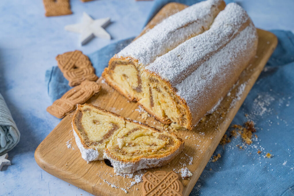 Spekulatius Marzipan Stollen