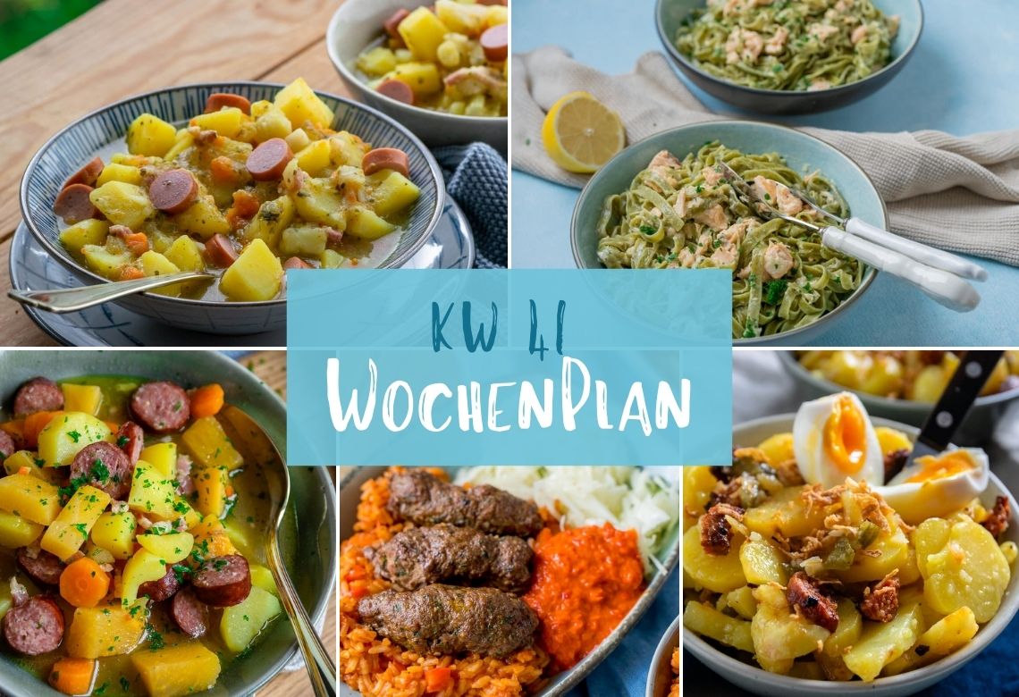 Ein neuer Wochenplan mit herbstlichen Rezepten