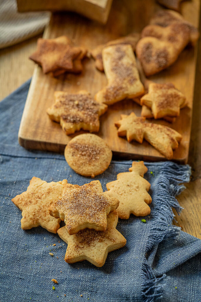 Marzipan Zimt Zucker Weihnachtskekse