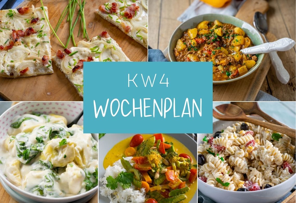 Planung Essen für 1 Woche