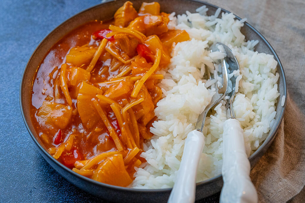 Hähnchen Süß Sauer in 15 Minuten kochen