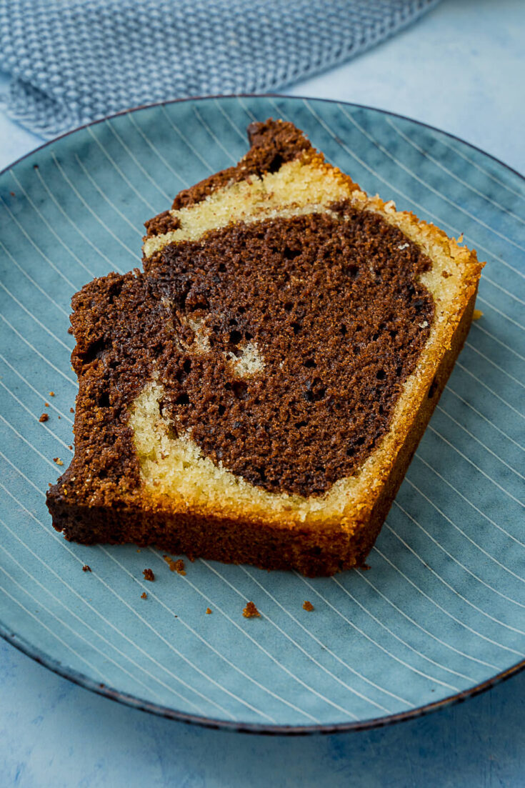 Super saftiger Marmorkuchen aus der Kastenform - Einfach Malene