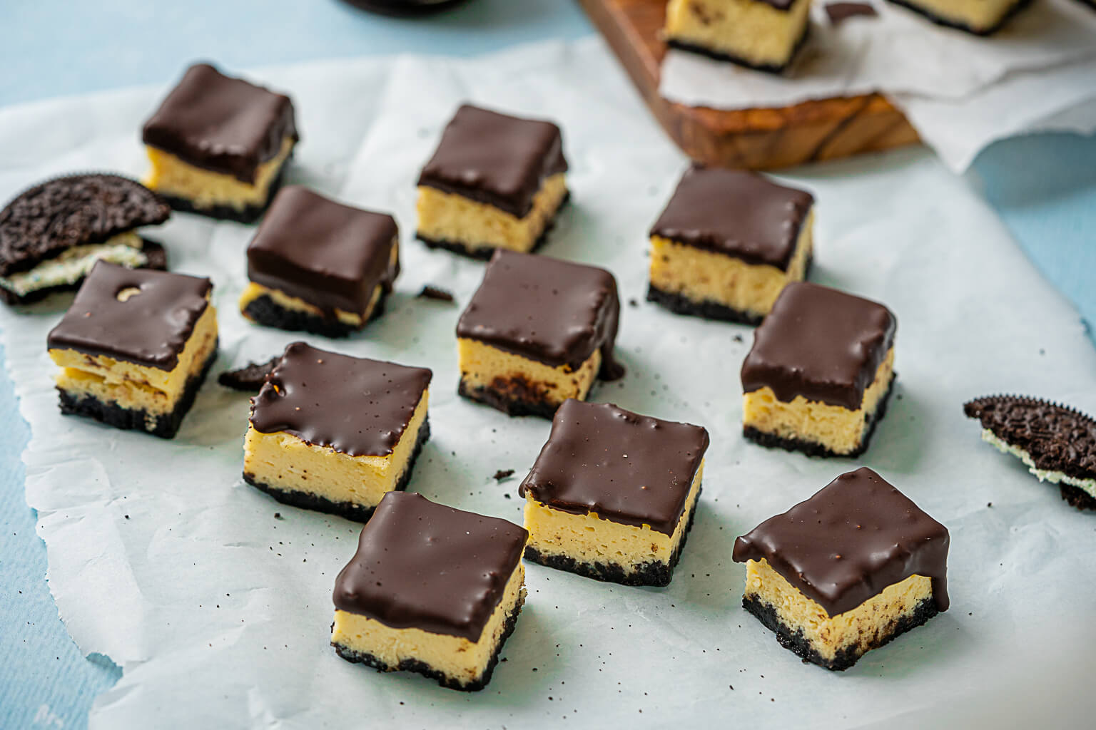 süße kleine Käsekuchen Happen - Oreo Cheesecake Bites