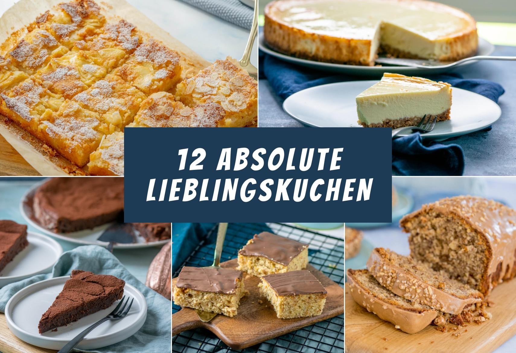 Lieblingskuchen - 12 Rezepte aus dem Buch von Malene Schröder