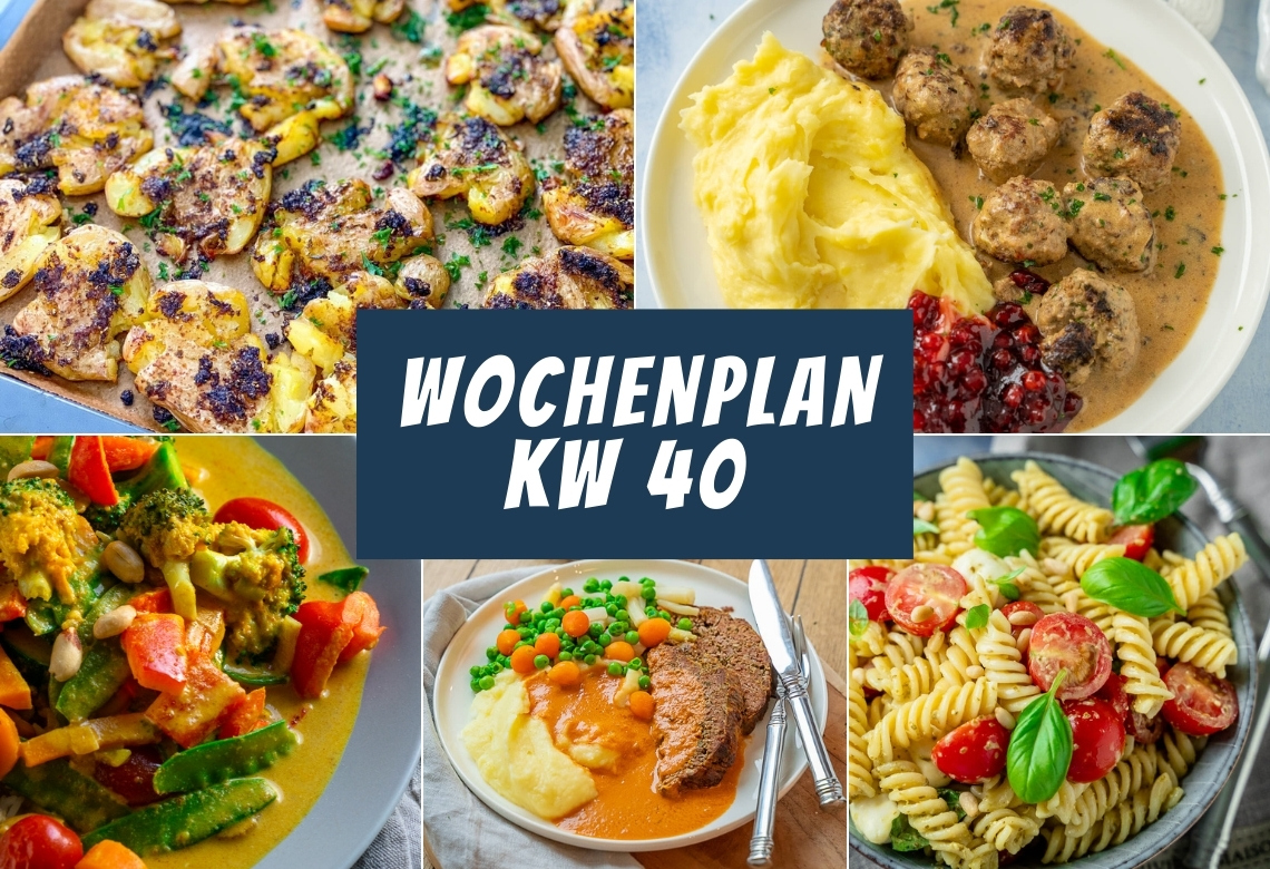 Der neue Wochenplan ist da - Kochen mit Vorräten