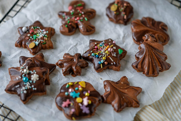 Schoko-Anis Lebkuchen Plätzchen - Einfach Malene