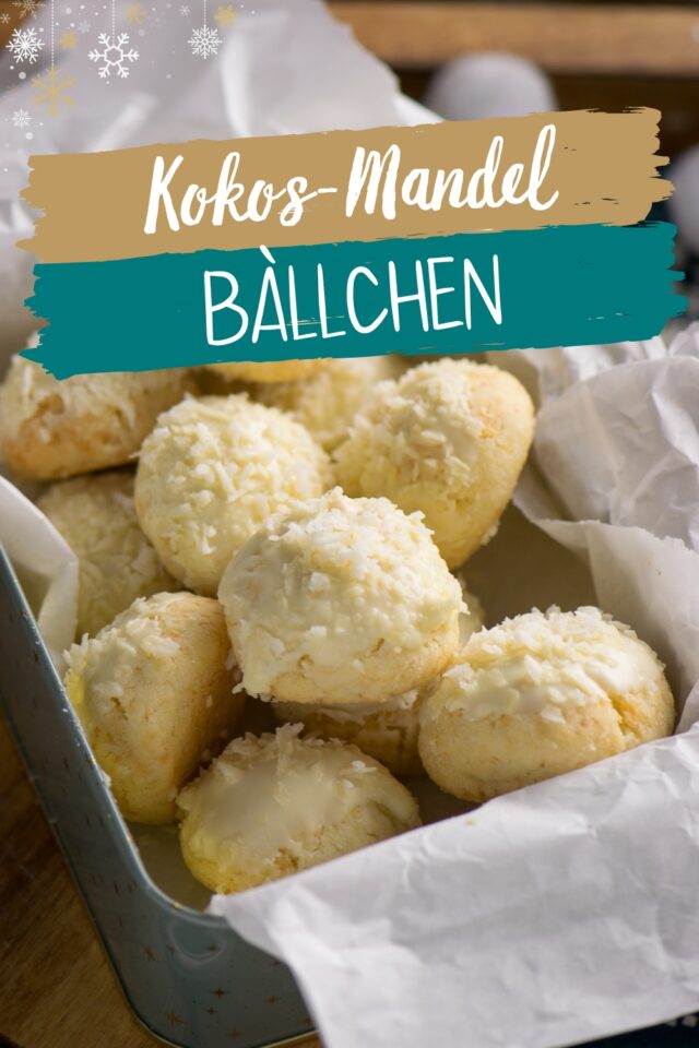 Super zarte Kokos Mandel Bällchen mit Tonkabohne