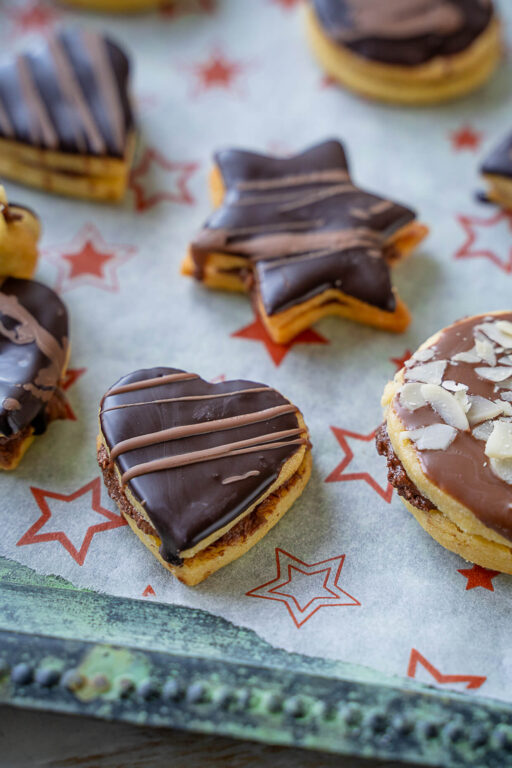 Gefüllte Schoko-Marzipan Taler - irre lecker - Einfach Malene