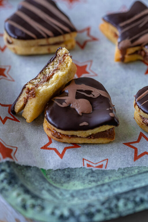 Gefüllte Schoko-Marzipan Taler - irre lecker - Einfach Malene