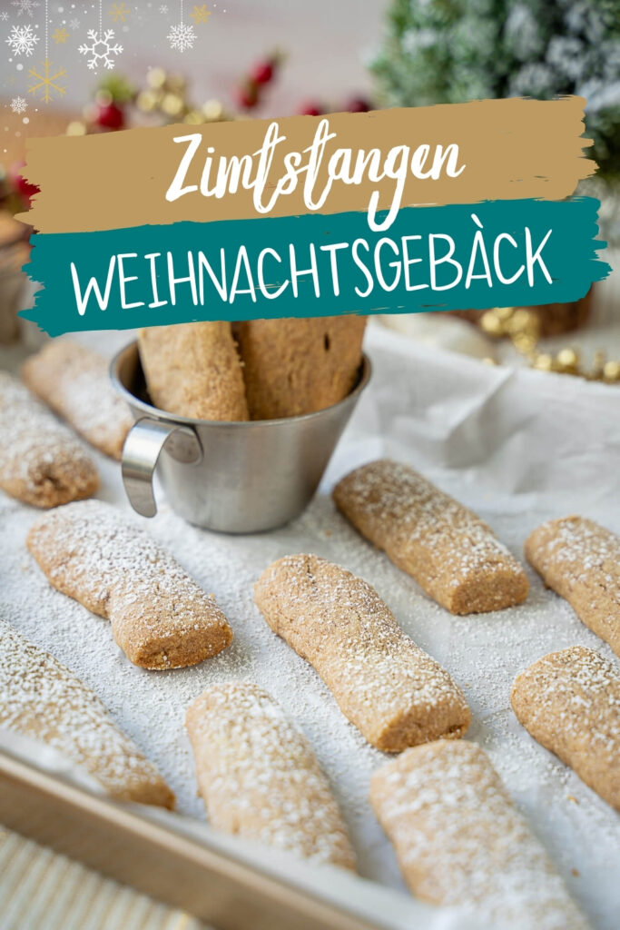 Leckere Zimtstangen mit köstlicher Macadamianuss! Ein einfaches Rezept für leckere Weihnachtskekse, die herrlich nach Zimt schmecken.