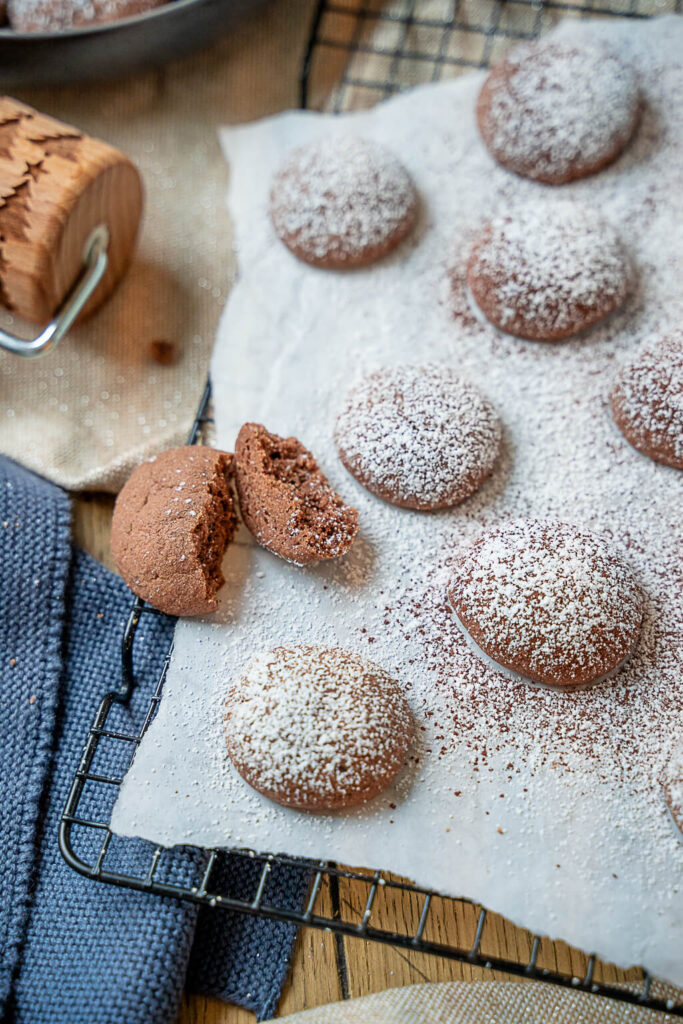 Schoko Lebkuchen Butterwölckchen - köstliches & weiches Buttergebäck