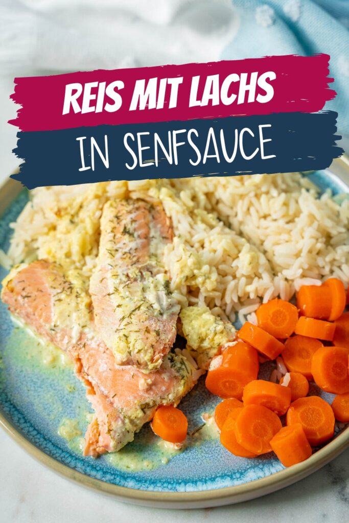 Lachs in Senfsauce - mit r
Reis