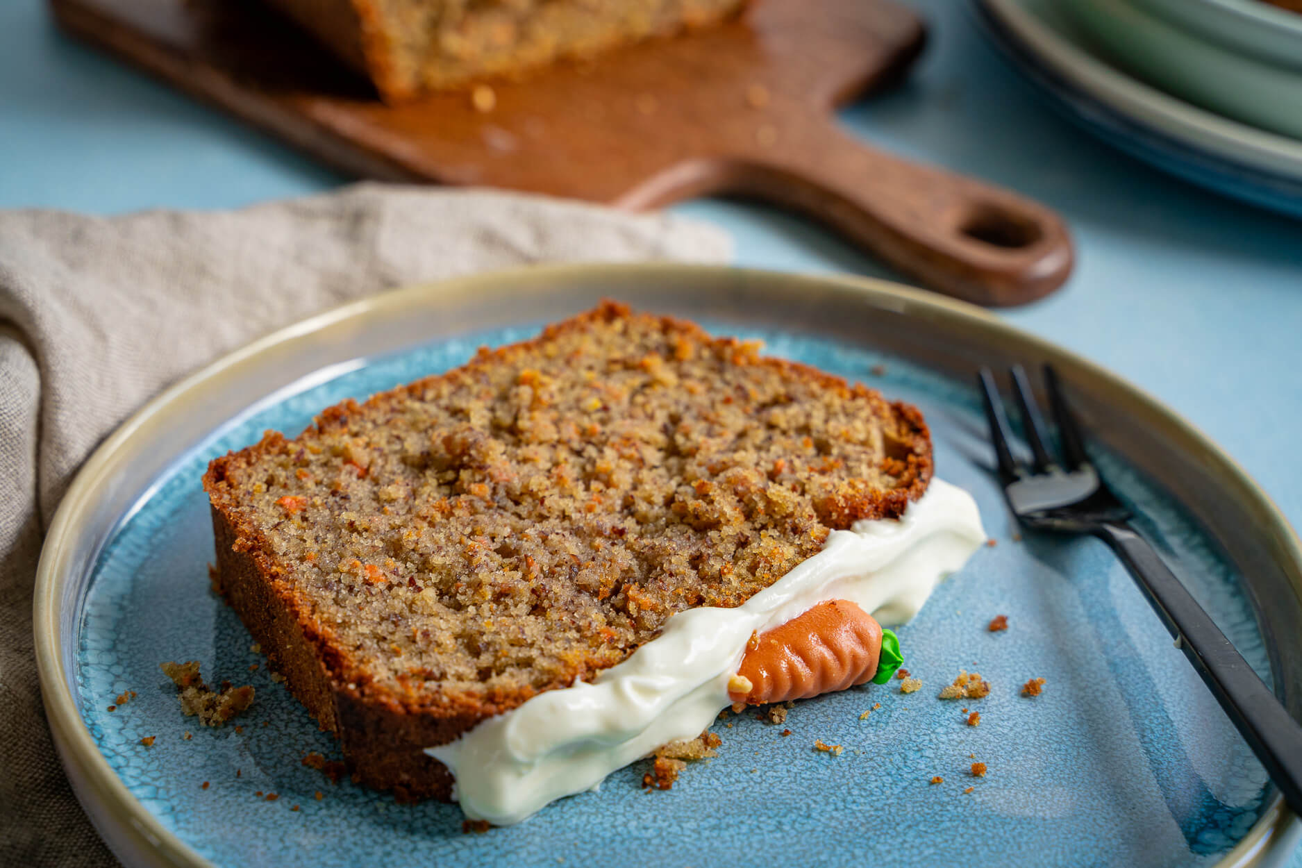 Karottenkuchen aus der Kastenform