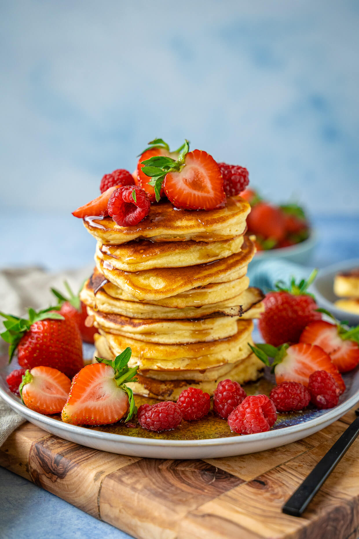 Amerikanische fluffige Pancakes