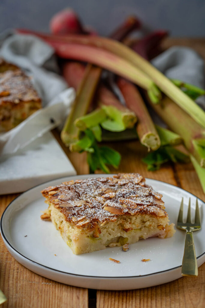 Rhabarber Blechkuchen