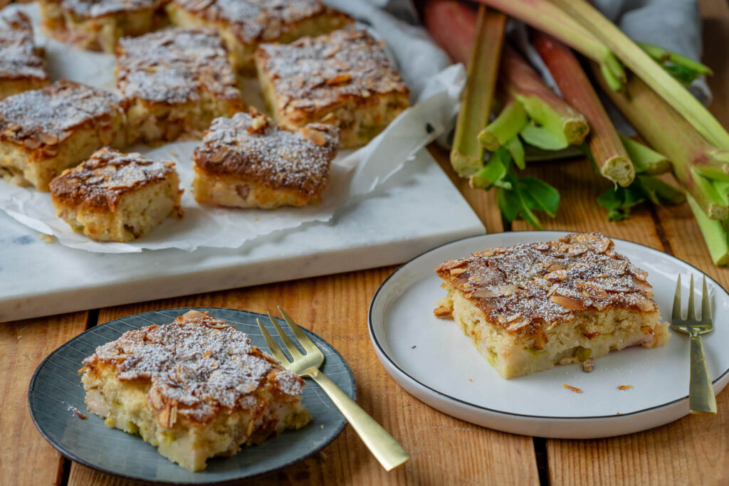 Rhabarber Blechkuchen