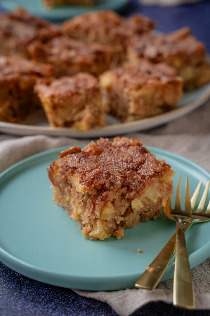 Apfel Zimt Blondies backen