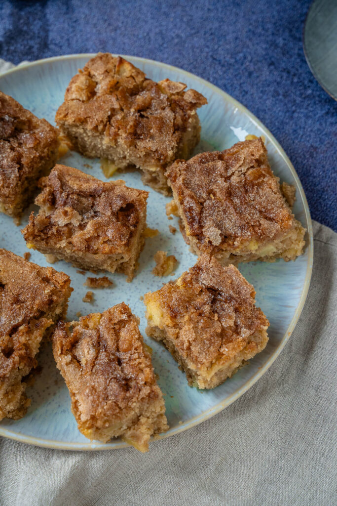 Apfel Zimt Blondies