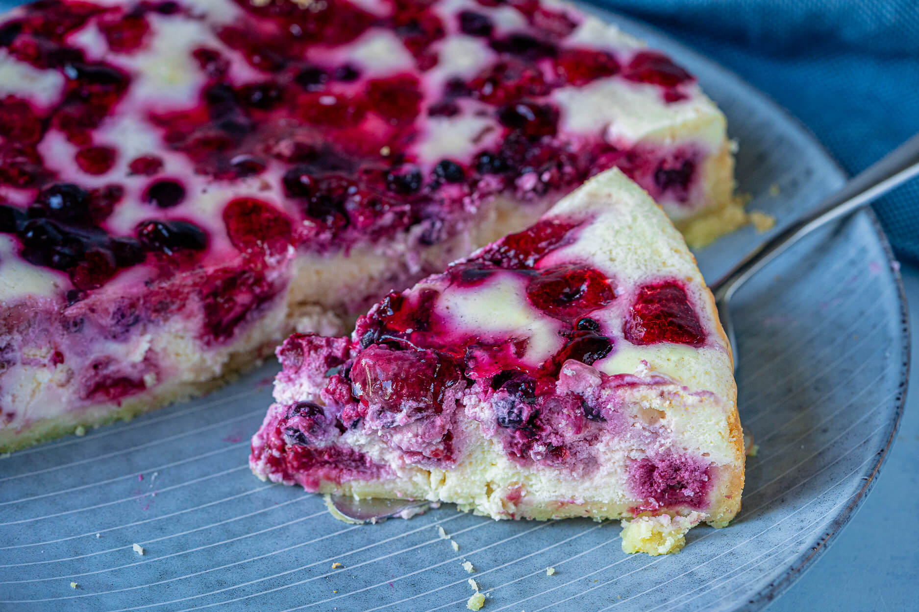 Cheesecake mit Beeren