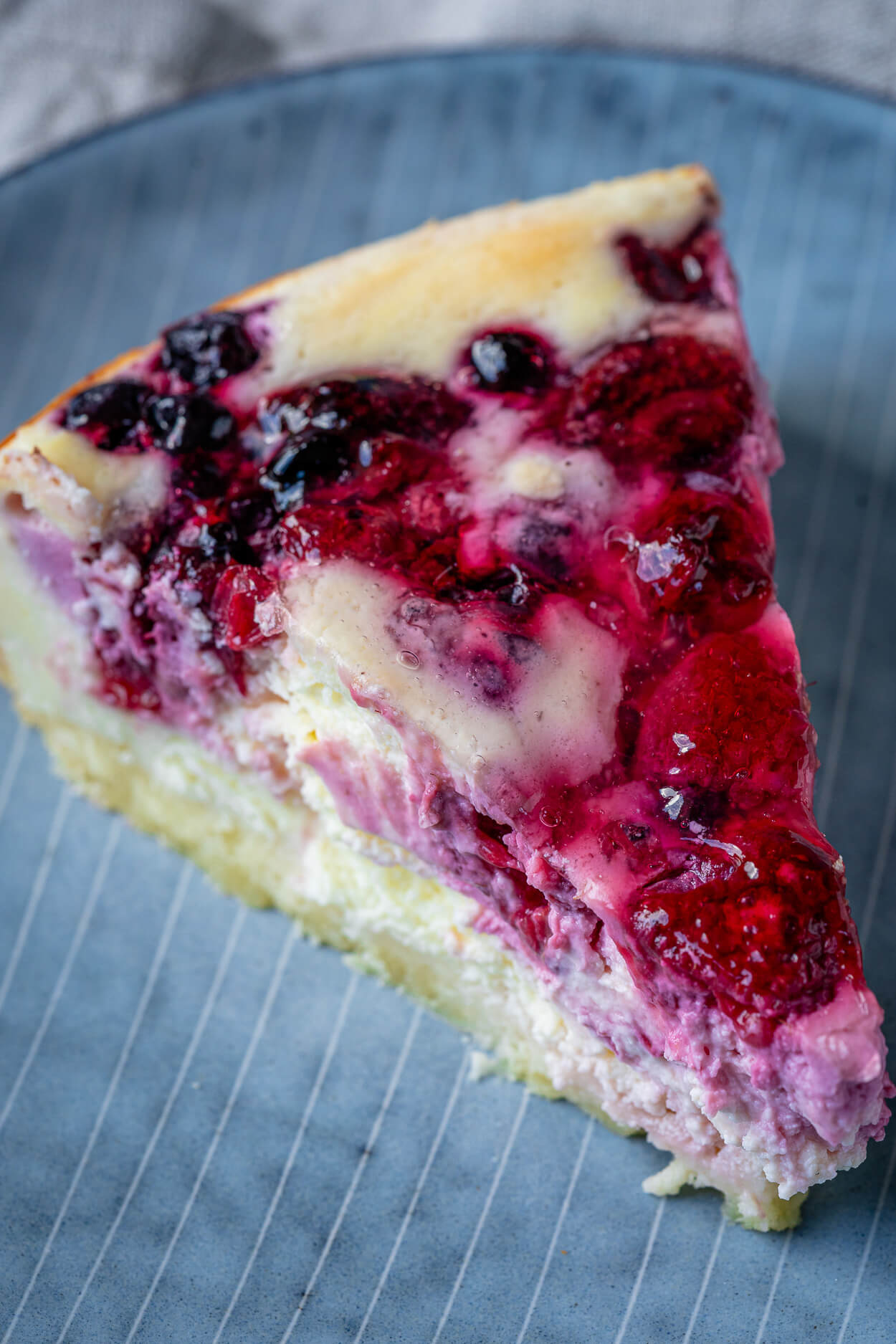 Cheesecake mit Beeren