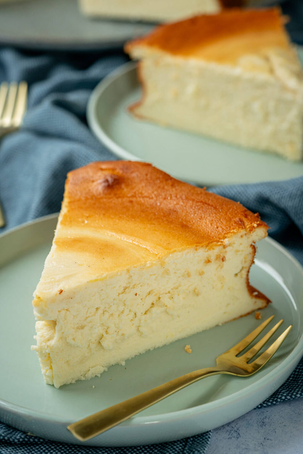 Cremiger Käsekuchen ohne Boden - lecker, schnell &amp; einfach