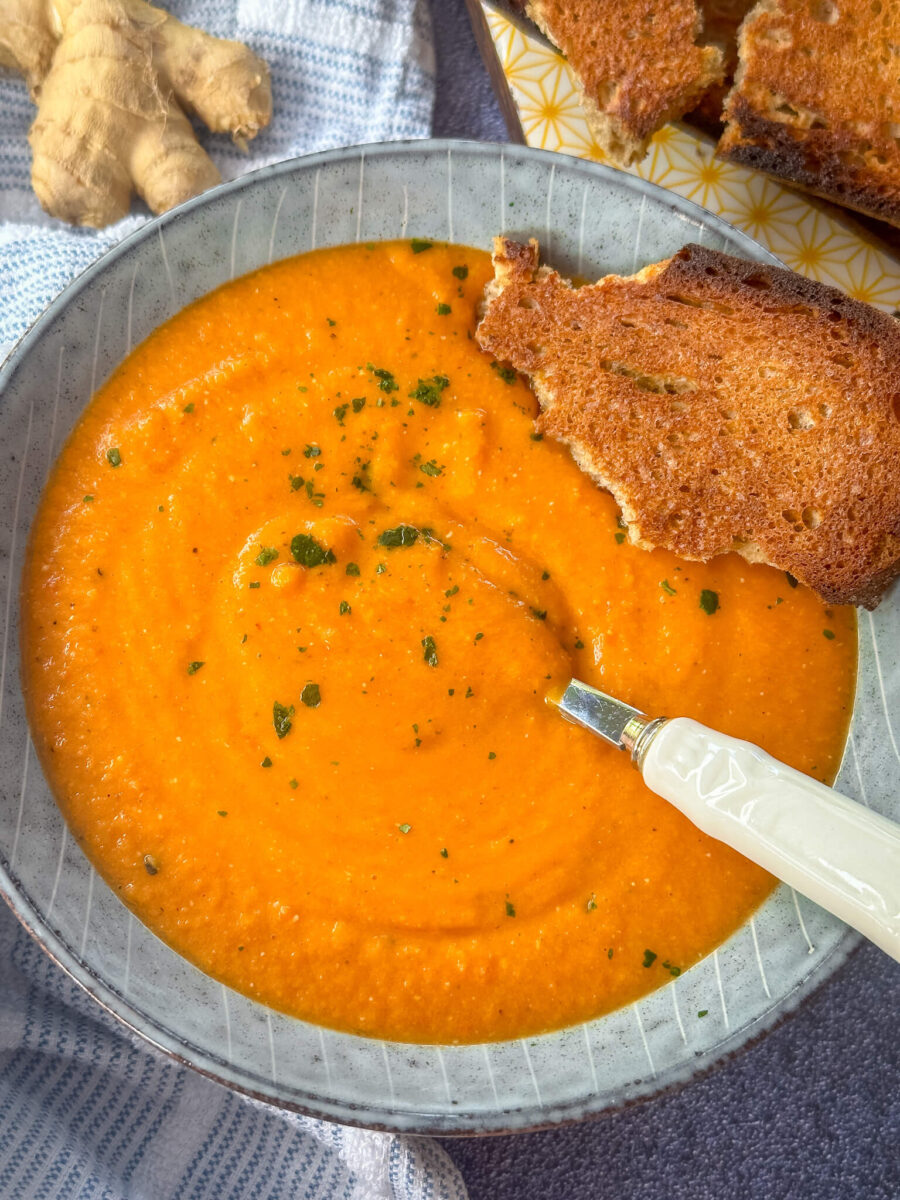 Rote Linsensuppe Mit Kokosmilch - Türkische Linsensuppe