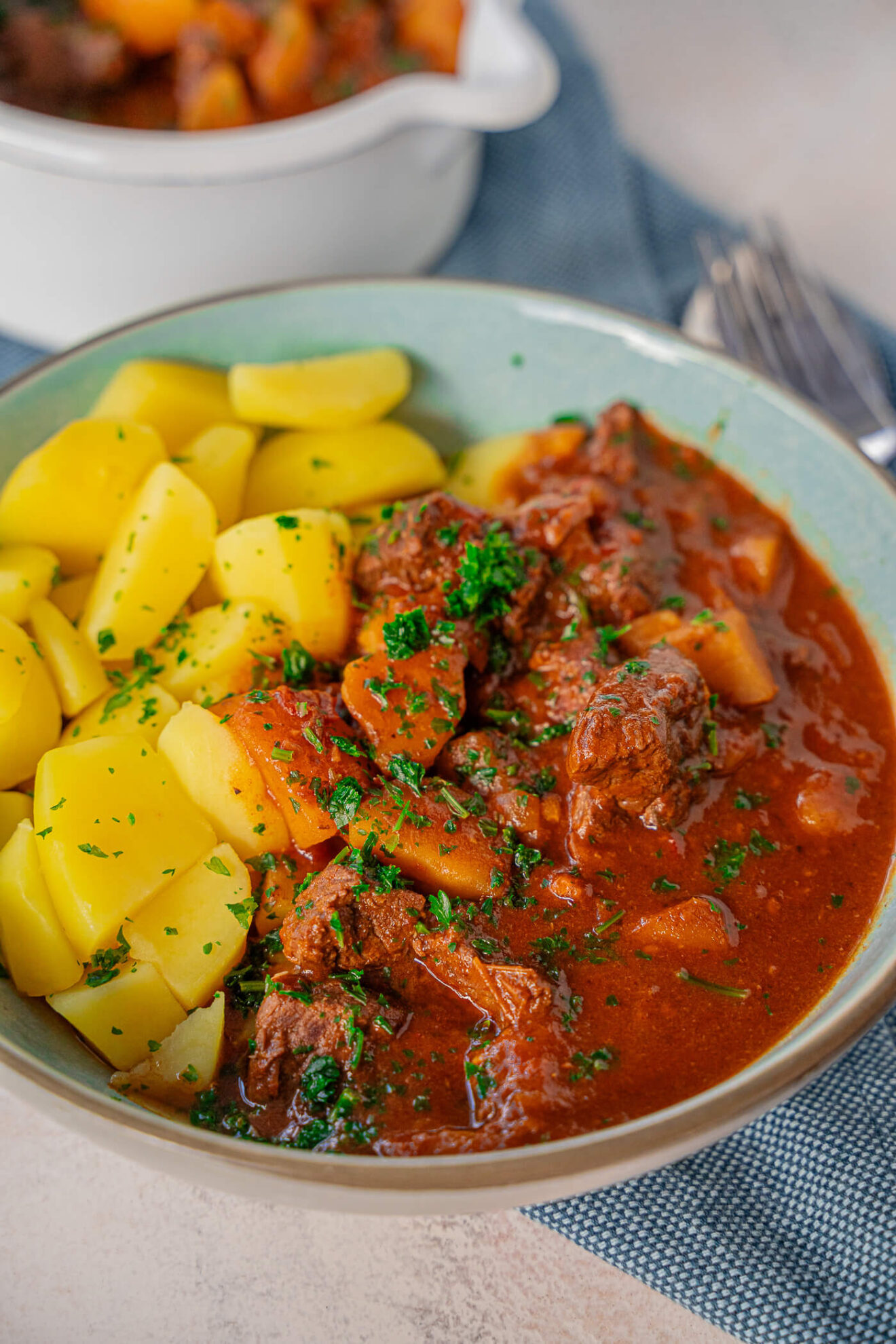 Leckeres Gulasch kochen - Ungarisches Gulasch Rezept mit Paprika