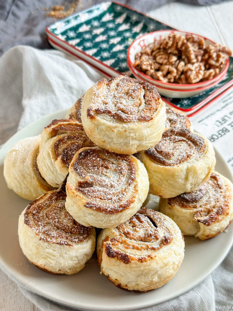 Marzipan Walnuss Schnecken 