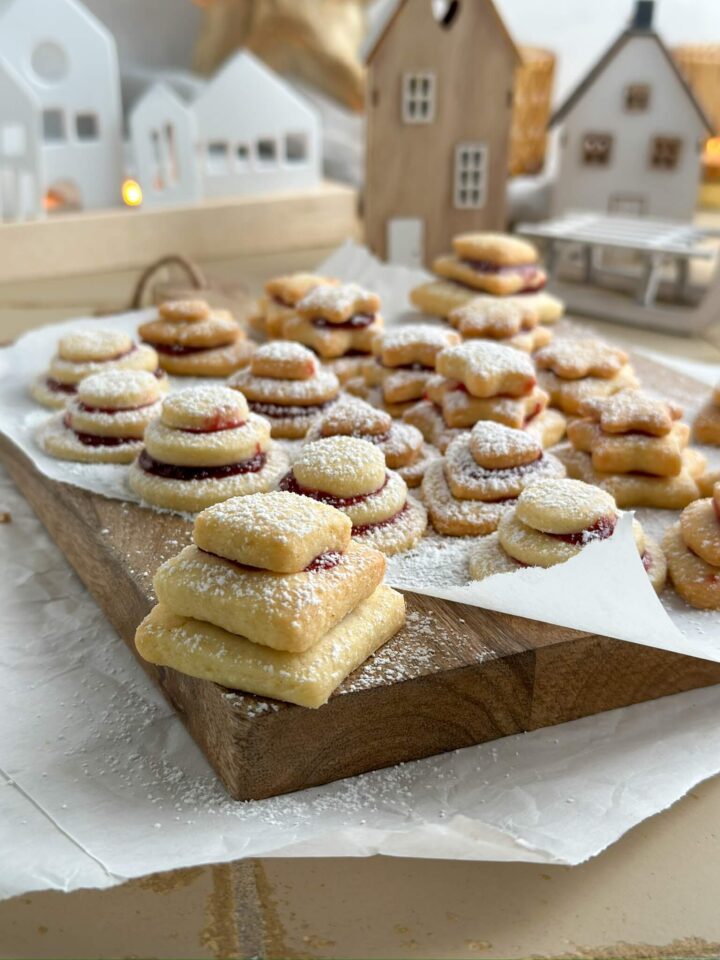 Terrassenplätzchen - einfaches Rezept für tolle Weihnachtskekse