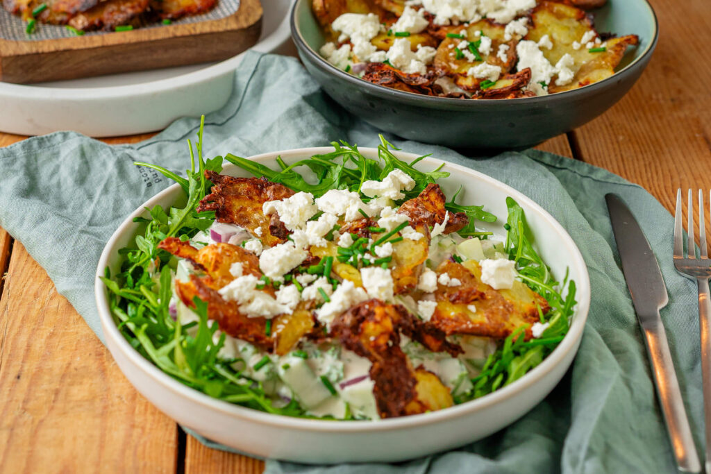 Smashed Potato Salad