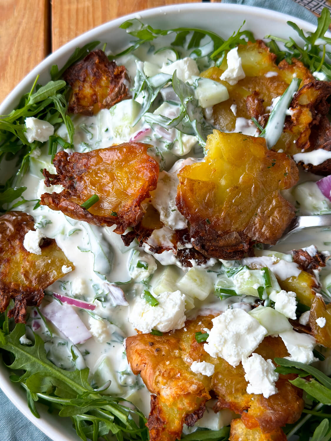 Smashed Potatoe Salat