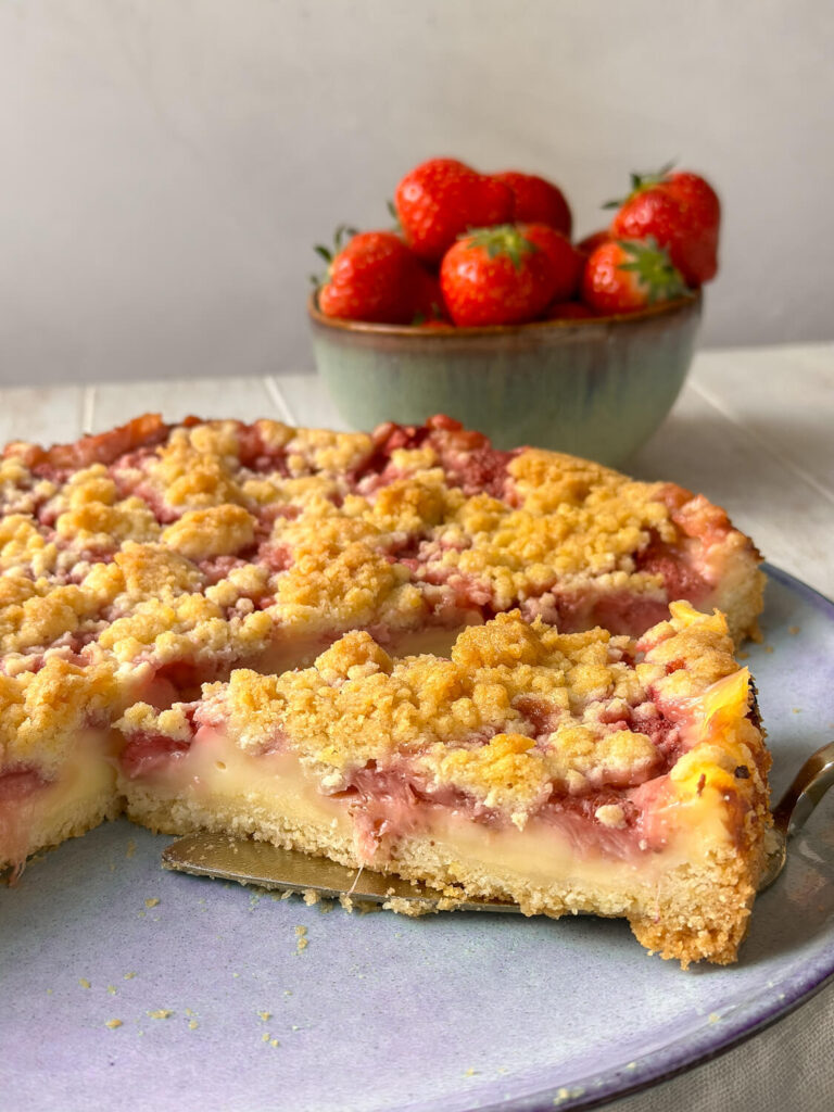 Streuselkuchen machen – cremig und knusprig 