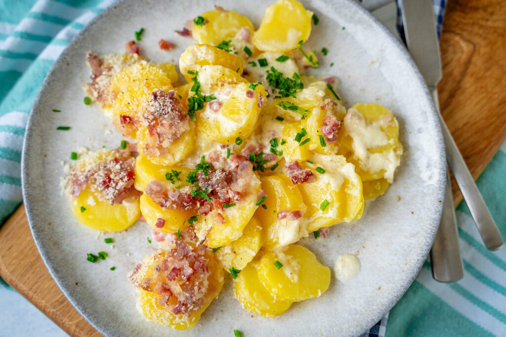 Carbonara Kartoffelauflauf