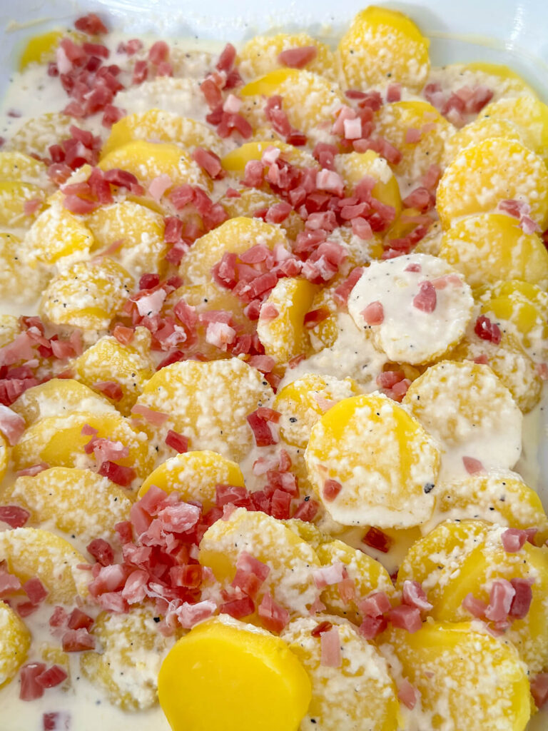 Carbonara Kartoffelauflauf