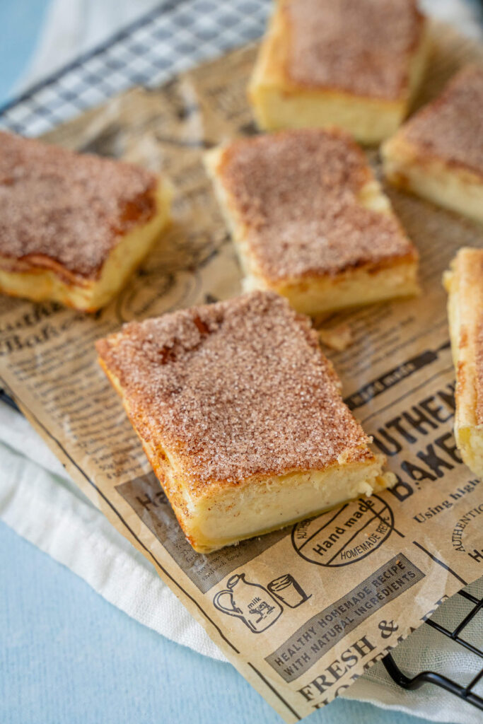 Churro Cheesecake Bars backen