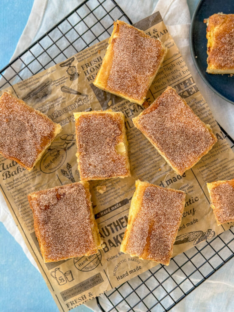 Churro Cheesecake Bars - Cremeschnitten mit Zimt